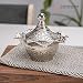 Alisveristime Traditional Turkish Delight and Sugar Bowl with Authentic Motifs Available in Five Colors Gultas Big Bowl Silver - Image 2