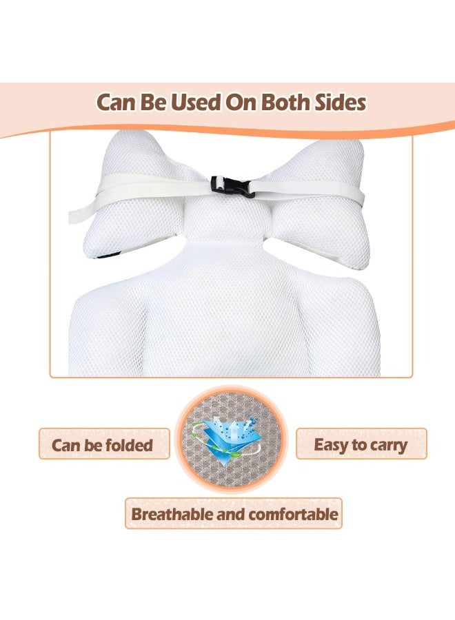 LOKIPA Baby Stroller Cushion Pad, Universal Car Seat Cushion - 3D Air Mesh Breathable Infant Padding, Thick Support for Head & Neck, Soft Liner Mat for Stroller and High Chair - Image 3