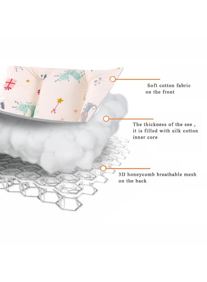 LOKIPA Baby Stroller Cushion Pad, Universal Car Seat Cushion - 3D Air Mesh Breathable Infant Padding, Thick Support for Head & Neck, Soft Liner Mat for Stroller and High Chair - Image 4