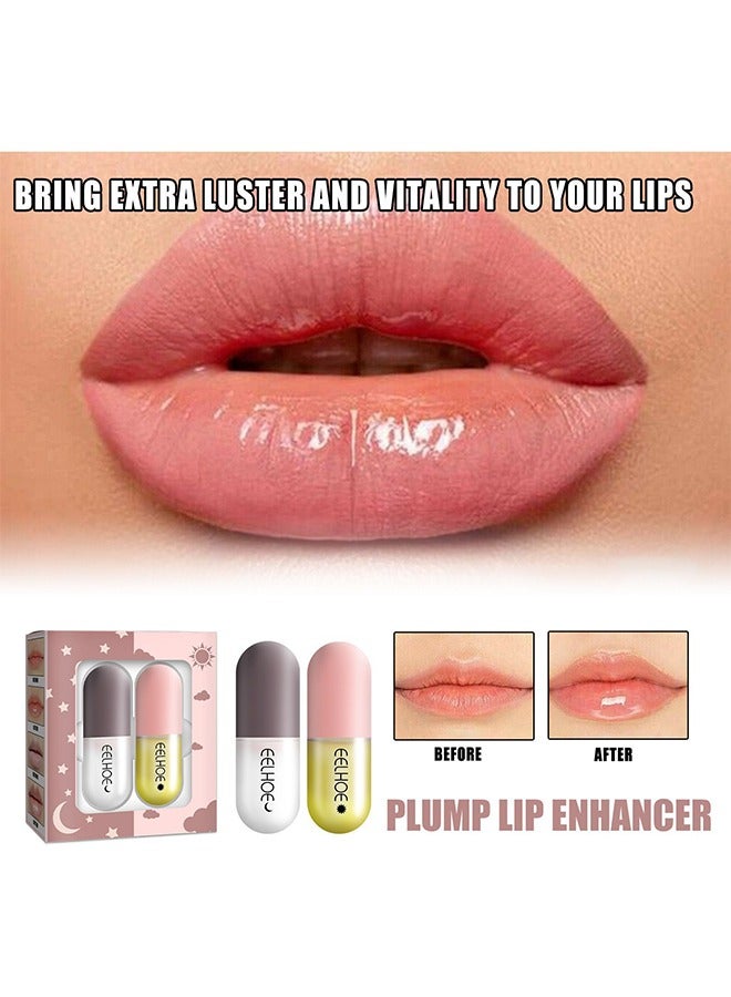 EELHOE Day and Night Moisturizing Lipstick Increase Lip Elasticity Plump Lips and Plump Lip Moisturizer - Image 1