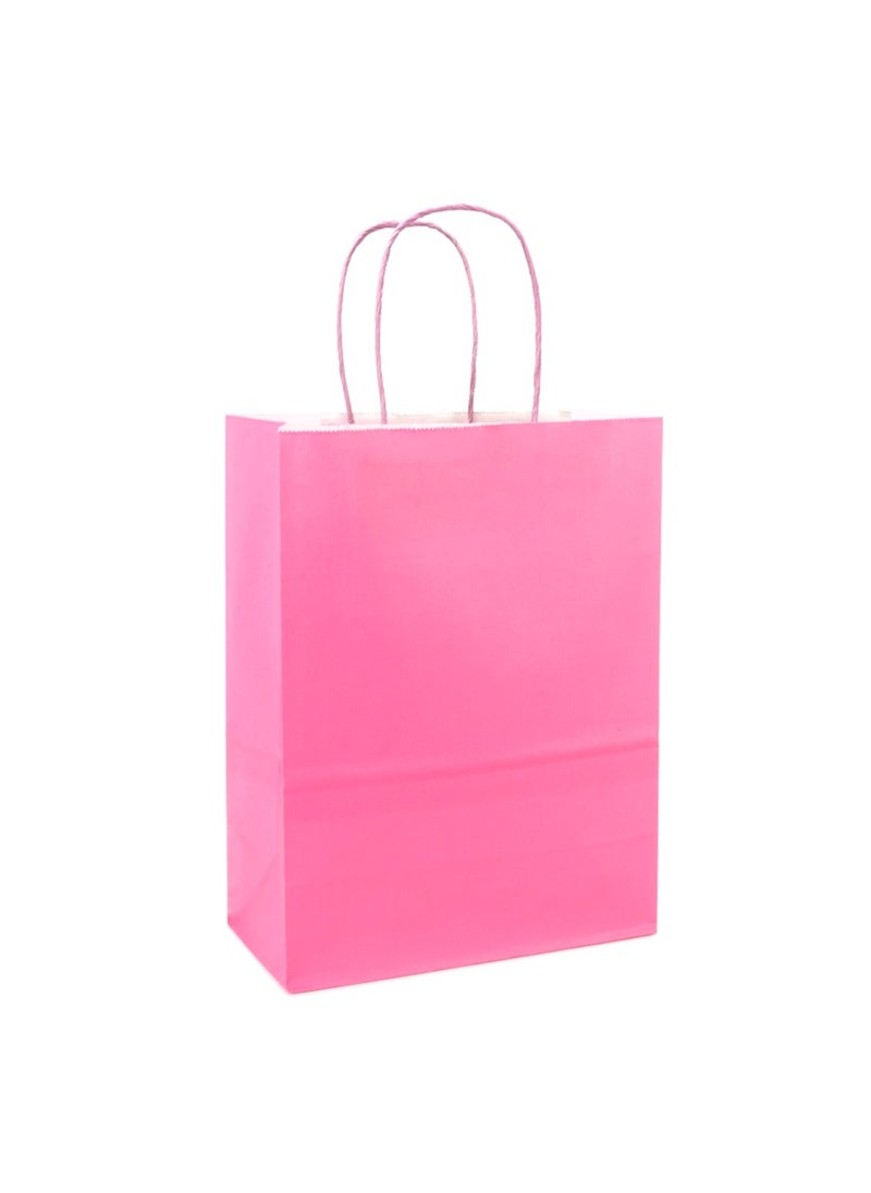 PRIMA 12 Piece Paper Gift Bag Set 25x19x10 Cm Light Pink 