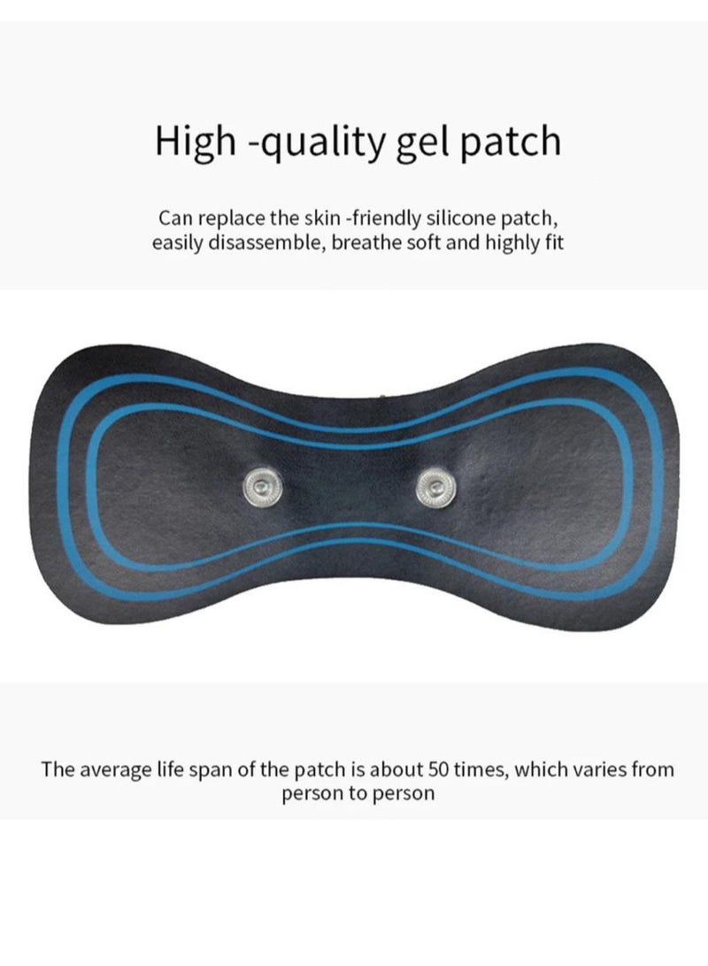 إسكدنيا جهاز تدليك كهربائي للرقبة قابل للحمل بحجم صغير لتدليك الكتف والظهر لتخفيف التعب  لون أسود - Image 5