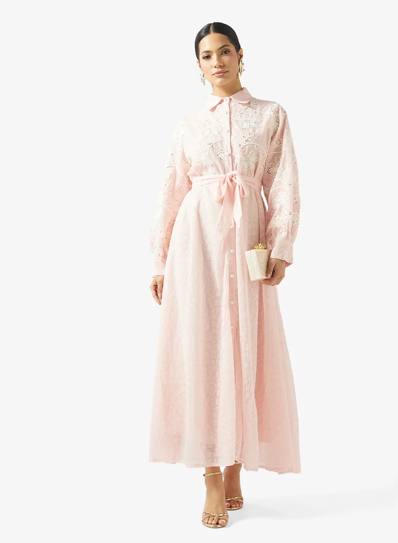 Khizana  Embroidered A-line Dress for Women | Best Price UAE