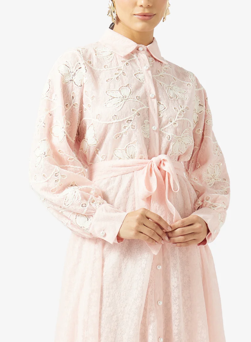 Khizana  Embroidered A-line Dress for Women | Best Price UAE