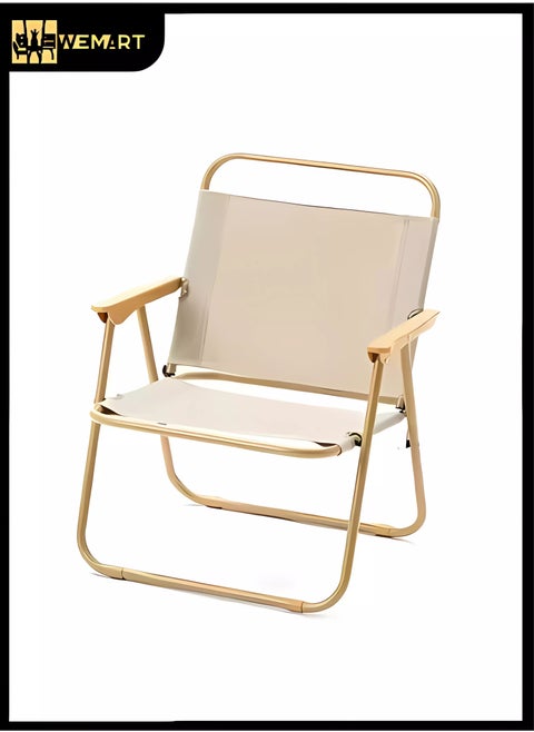 Camping Chairs,Travel chair,Outdoor Portable Folding picnic chairs,Trip chairs,Lightweight Camping Furniture Chair（khaki)