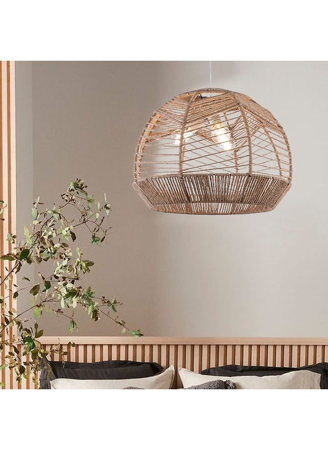 tbshomelamp Jute-Boho Celling Lighting Beige  40x50 cm  - Image 1