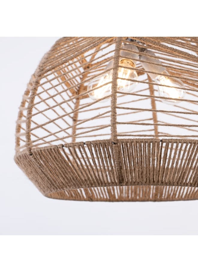 tbshomelamp Jute-Boho Celling Lighting Beige  40x50 cm  - Image 2