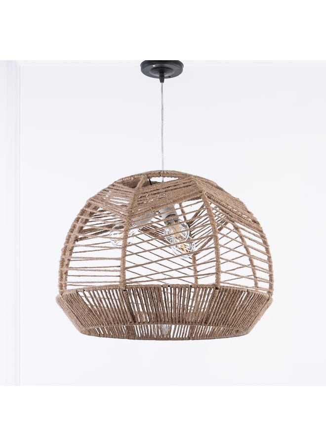 tbshomelamp Jute-Boho Celling Lighting Beige  40x50 cm  - Image 3