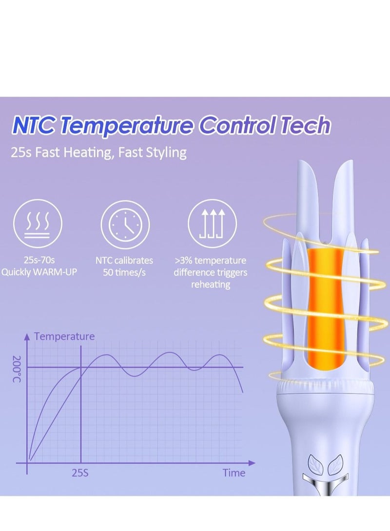 Automatic Hair Curler Rollers Advanced Petal-shaped 32mm Large Waves Hair Care Coating Fast Heating 3 Temperatures Control - Image 5