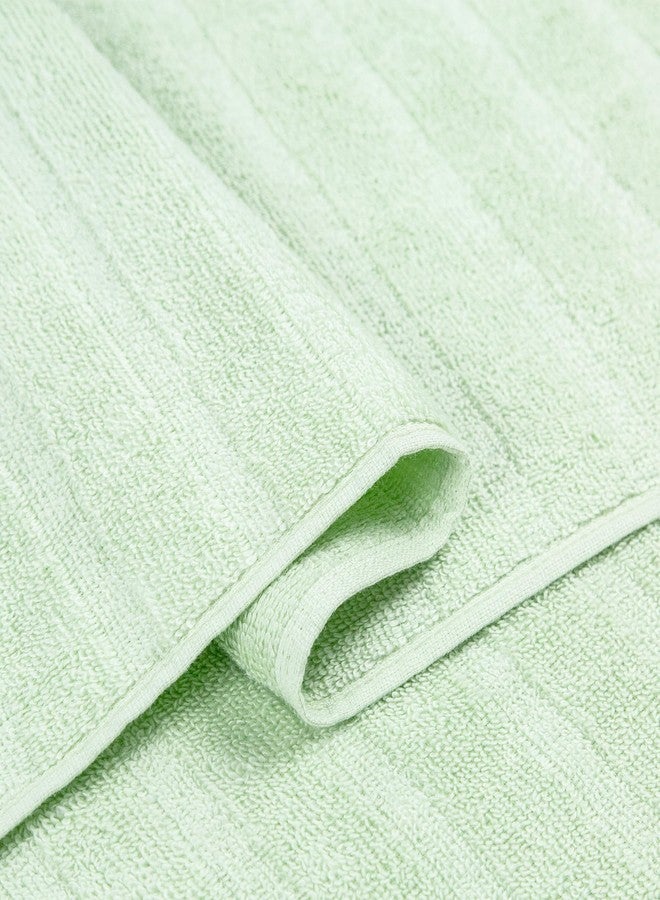 MYTRIDENT Quick Dry Towel, 400 GSM, 100% Cotton Towel, 3 Pc Wash, Sage - Image 3