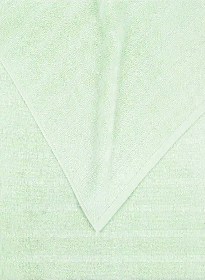 MYTRIDENT Quick Dry Towel, 400 GSM, 100% Cotton Towel, 3 Pc Wash, Sage - Image 4