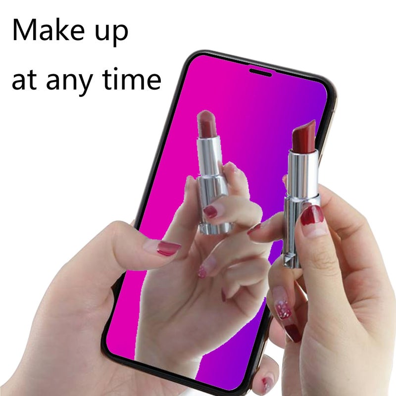 BWEDXEZ 2PCS Anti-Blue Privacy Tempered Glass Mirror Anti-Spy Screen Protector Anti-Peeping Film Compatible with iPhone 13 Pro Max - Image 5