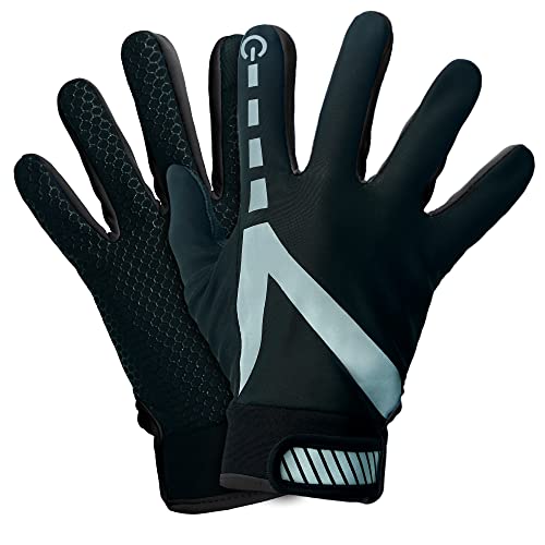 ZaySoo Winter Gloves with Velcro Buckle & Touch Screen Feature - Black - Image 3