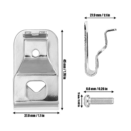 AccEncyc Belt Clips for Dewalt 2 Pack Drill Belt Clip Hook for Dewalt Drill Tool Clips for Dewalt N268241 Fit for 20V Power Tools DCD980 DCD985 - Image 5