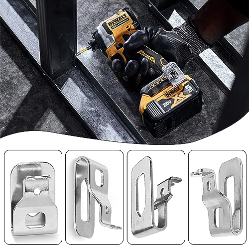 AccEncyc Belt Clips for Dewalt 2 Pack Drill Belt Clip Hook for Dewalt Drill Tool Clips for Dewalt N268241 Fit for 20V Power Tools DCD980 DCD985 - Image 2