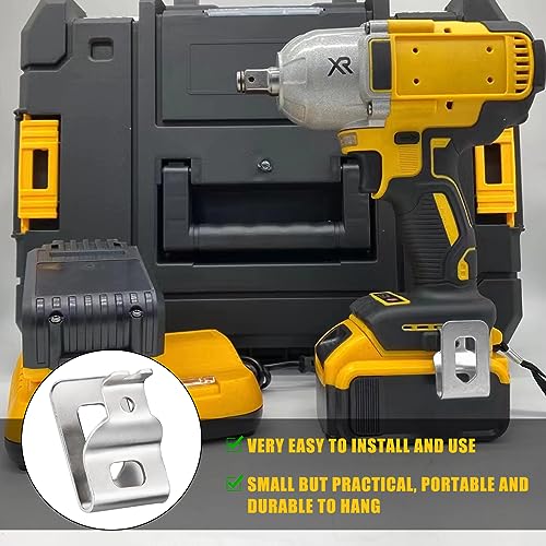 AccEncyc Belt Clips for Dewalt 2 Pack Drill Belt Clip Hook for Dewalt Drill Tool Clips for Dewalt N268241 Fit for 20V Power Tools DCD980 DCD985 - Image 3