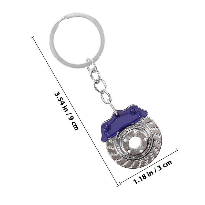 Car Keychain Brake Disc Keychain Bag Hanging Key Vintage Bag Keychain for Men - Image 2