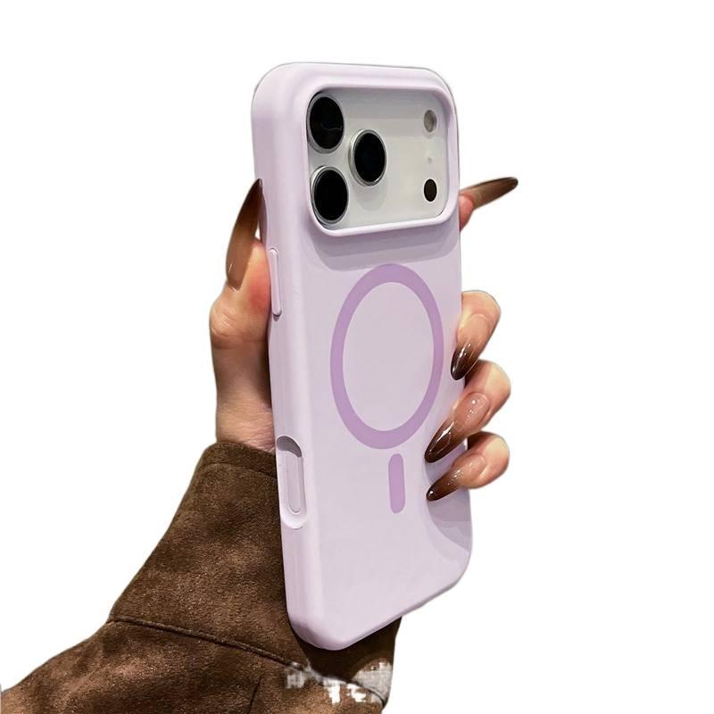 غطاء MagSafe بسيليكون لـ iPhone 14 / 14 Plus / 14 Pro / 14 Pro Max مع حماية من السقوط ومغناطيس قوي مع مقاوم للصدمات مع مقاوم للخدش باللون Packaging مغناطيسي من السيليكون - ModaStar - Image 1
