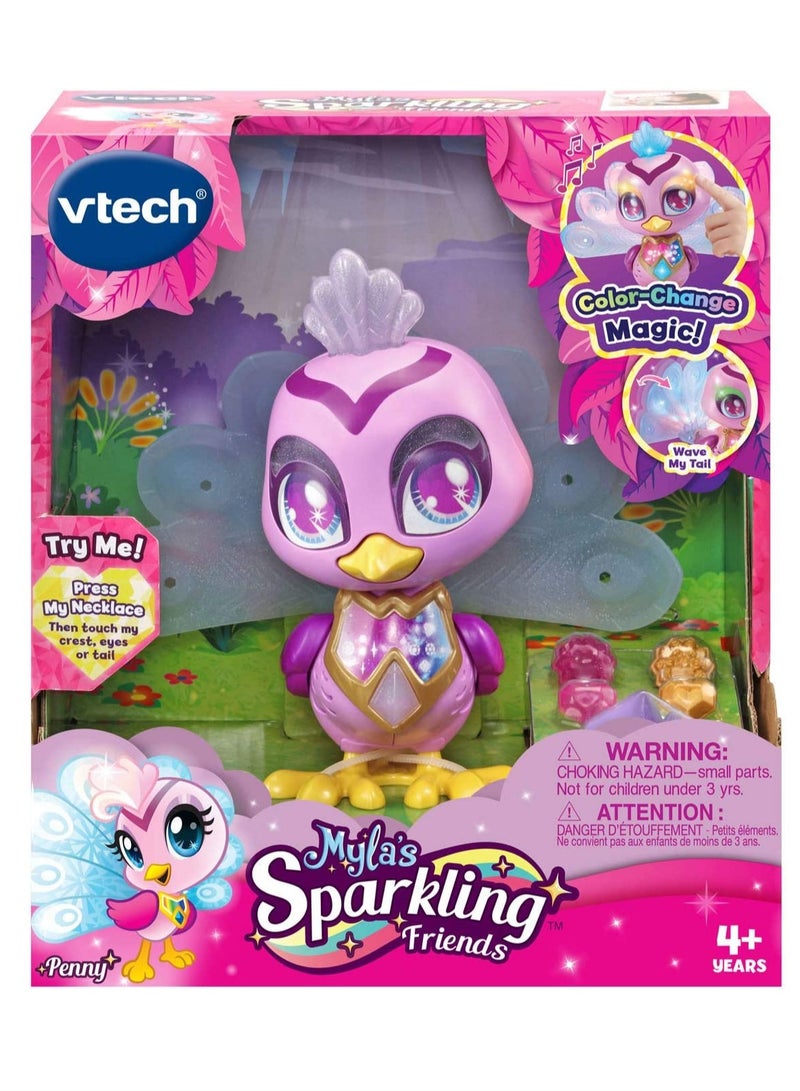 vtech Myla's Sparkling Friends Penny The Peacock - Image 1
