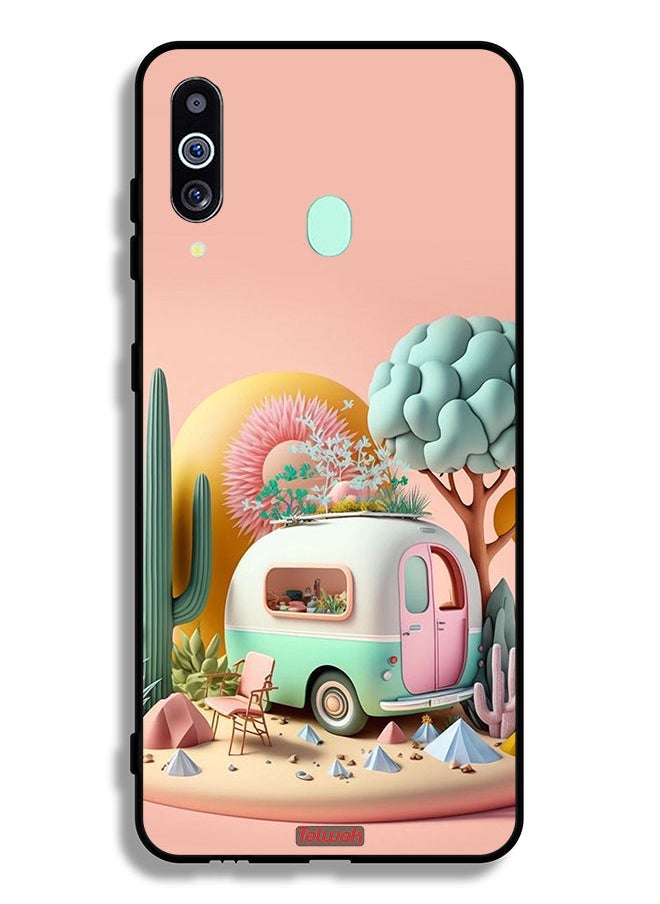 Tolwak Samsung Galaxy A60 Protective Case Cover Senercy Art  - Image 1