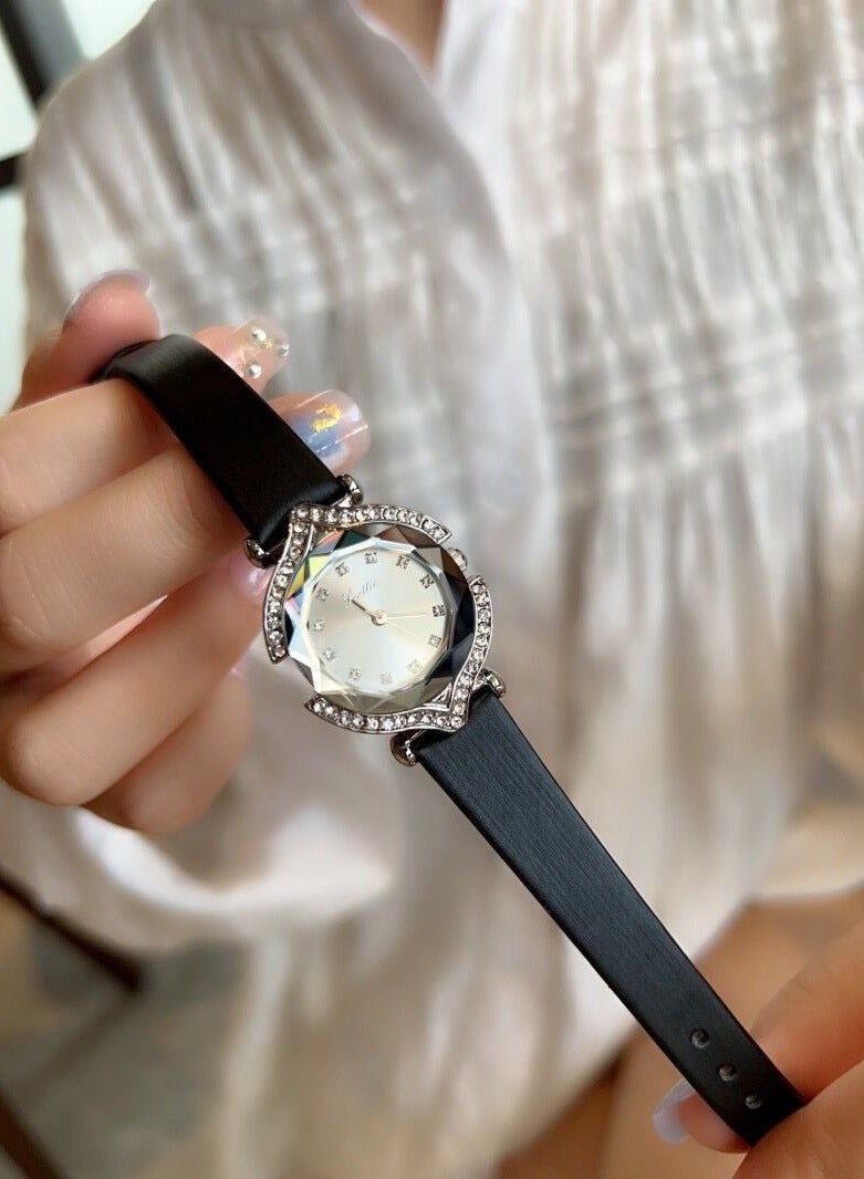 Scotties Women's Watch Belt Temperament Women's Watch Diamond Inlaid Small Fragrant Style Explosive  - Image 4