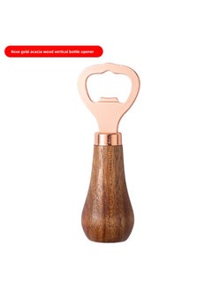Rose Gold Wooden Beer Bottle Opener Rose gold vertical bottle opener