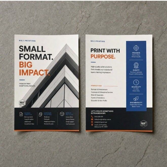 Premium A6 Glossy Flyers(100pcs) | Compact Marketing Prints | Fast 48-Hour Delivery - Image 2