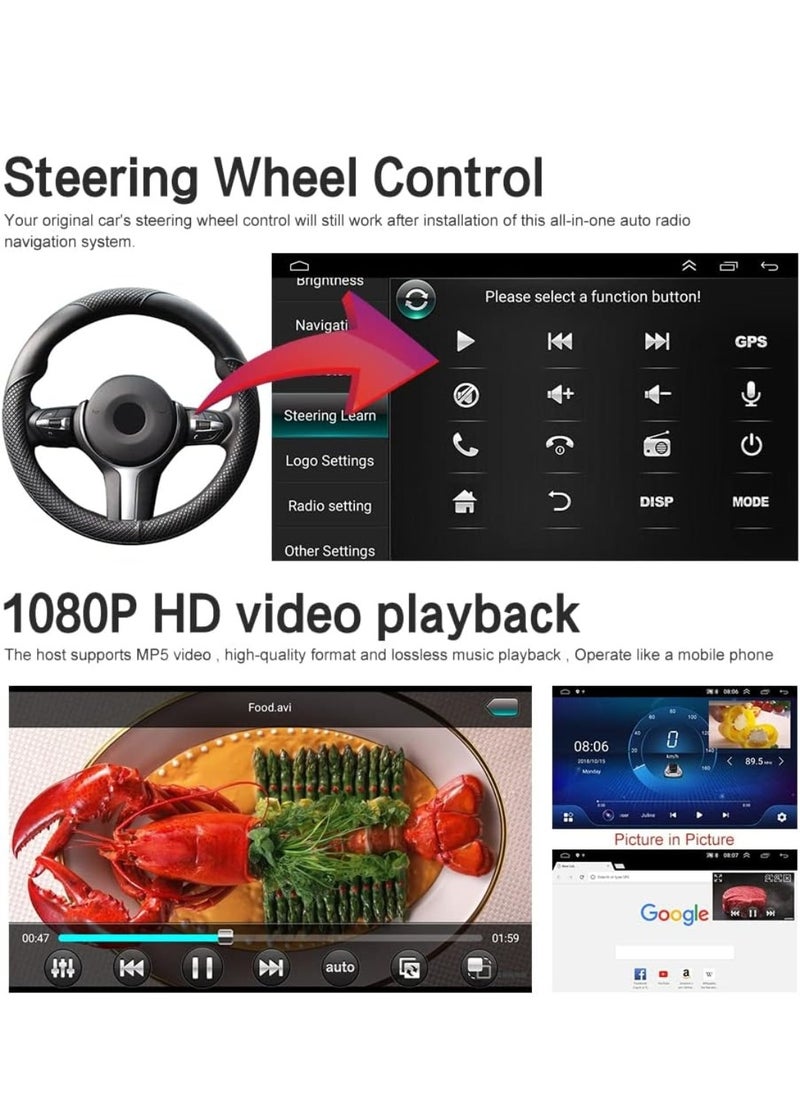 Vierex - For KIA PICANTO 2016 to 2019 Android Car Stereo 4GB RAM Support Apple Carplay Android Auto Wireless QLED 4G SIM Card Support DSP AHD Camera Included - Image 1