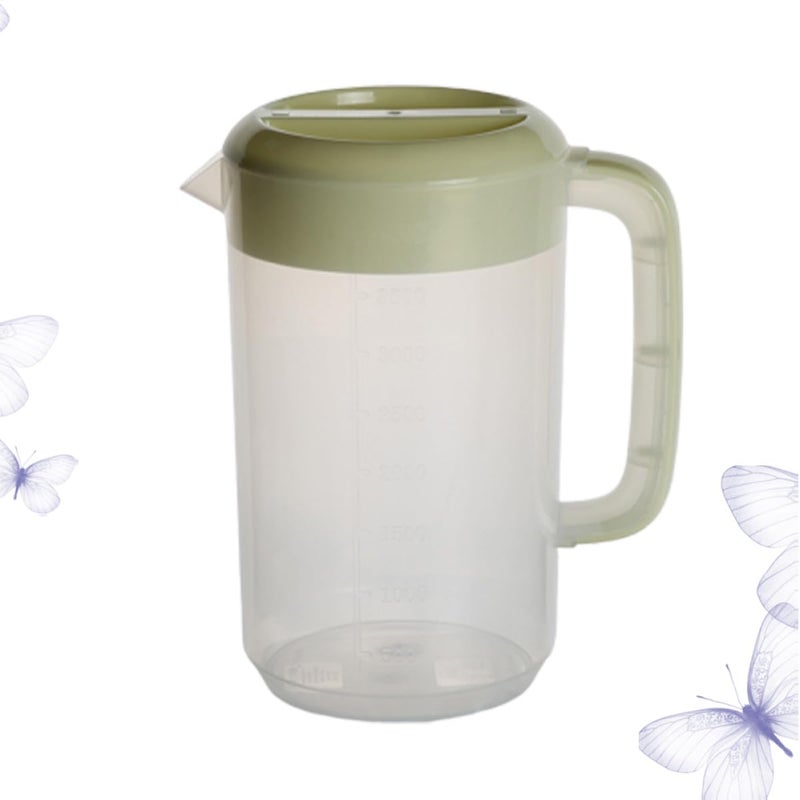 2.5L Large Capacity Plastic Pitcher With Lid For Cold Beverages Iced Tea And Juice Storage - Image 5