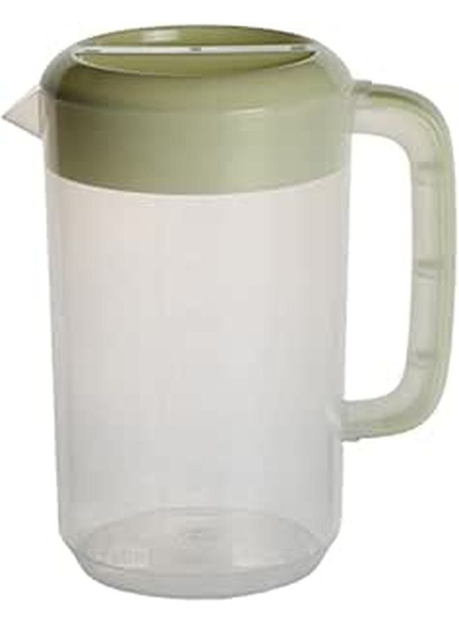 2.5L Large Capacity Plastic Pitcher With Lid For Cold Beverages Iced Tea And Juice Storage - Image 1