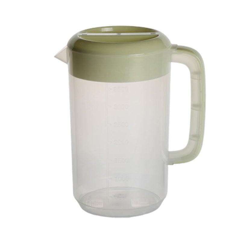 2.5L Large Capacity Plastic Pitcher With Lid For Cold Beverages Iced Tea And Juice Storage - Image 2