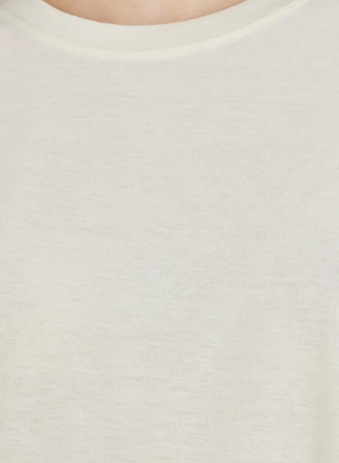 Take Two Take Two Slogan Print Regular Fit T-Shirt