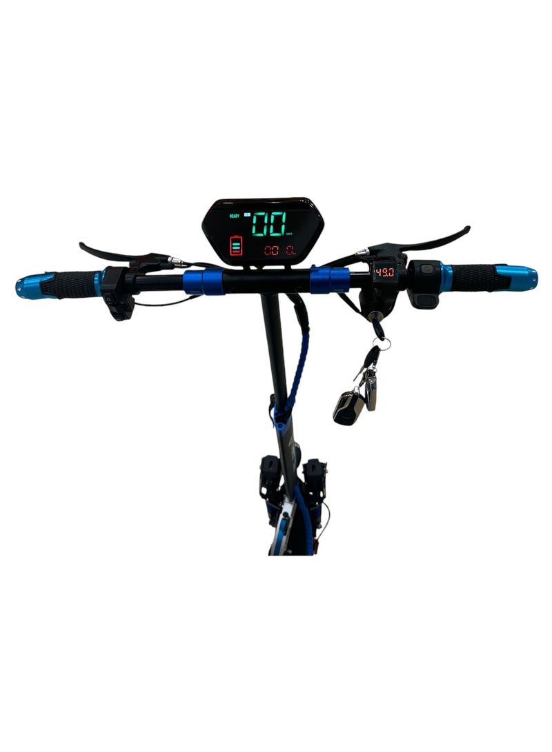 Generic High Speed Electric Scooter 10 inch Wide Tire High configuration E Scooter km/h Fast Speed E scooter Strong Powerful Electric Scooter Foldable Electric Scooterr  - Image 3