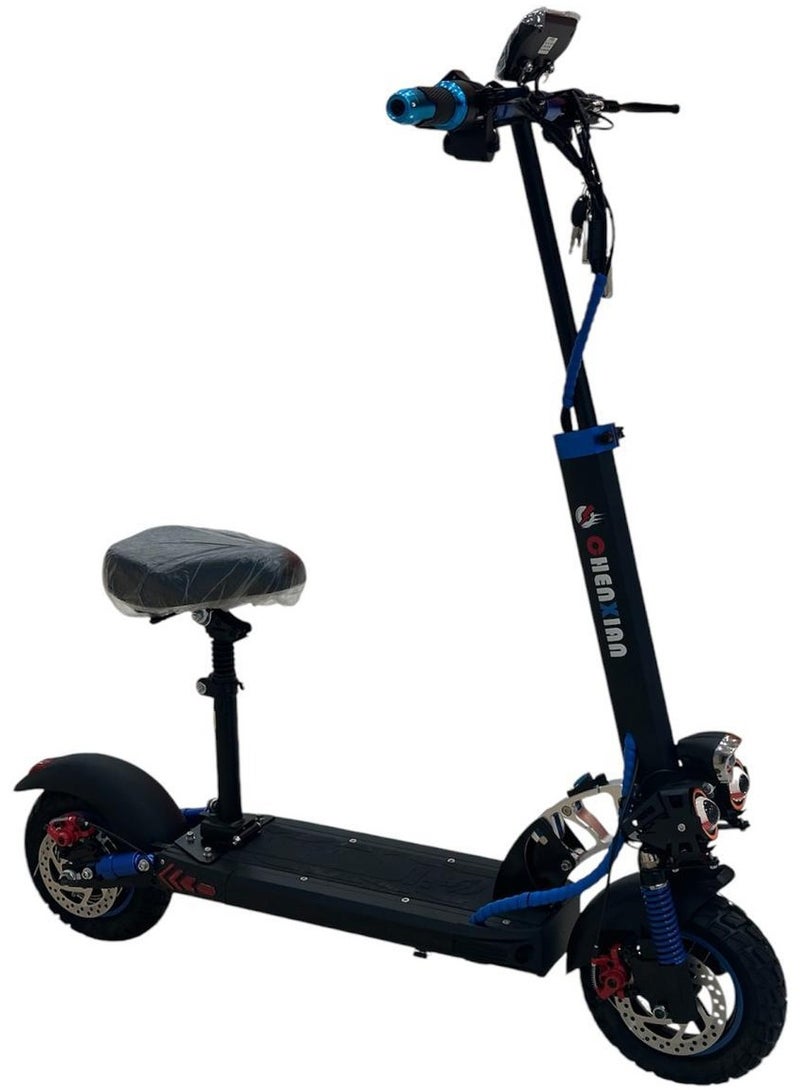Generic High Speed Electric Scooter 10 inch Wide Tire High configuration E Scooter km/h Fast Speed E scooter Strong Powerful Electric Scooter Foldable Electric Scooterr  - Image 4