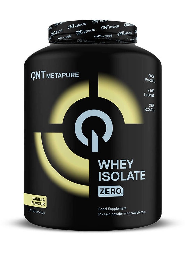 QNT - QNT Metapure Whey Isolate zero Vanilla 2KG - Image 1