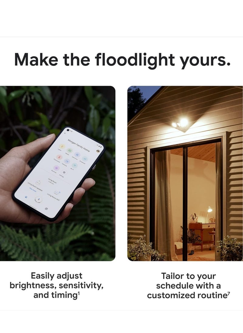 Generic - Google Nest Cam with Floodlight - Outdoor Camera - Flood(GA02411)light Security Camera - Image 1