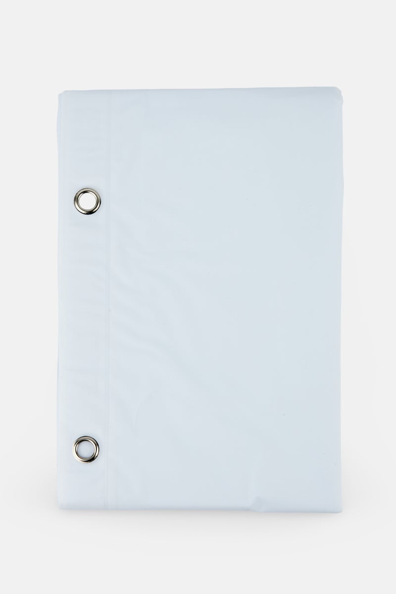 AMG Park Place Bath Collection Peva Shower Curtain Liner, White - Image 2