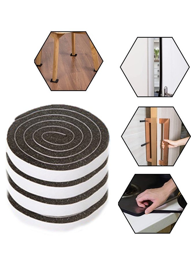Generic - Foam Tape for Door and Window Insulation. Self-Adhesive Foam Insulation Tape.Weather Stripping for Doors and Windows.Soundproofing Door Seal 4PCS - Image 1
