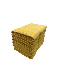 Daffodil (Yellow) Premium Bath Towel (70x140 Cm-Set of 6) 100% Cotton, Highly Absorbent and Quick dry, Hotel and Spa Quality Bath linen with Stripe Diamond Dobby-500 Gsm - pzsku/Z1F51BA337980EA6B4F46Z/45/_/1695206217/6cc57cb2-4681-4307-98e3-6b5335d63854