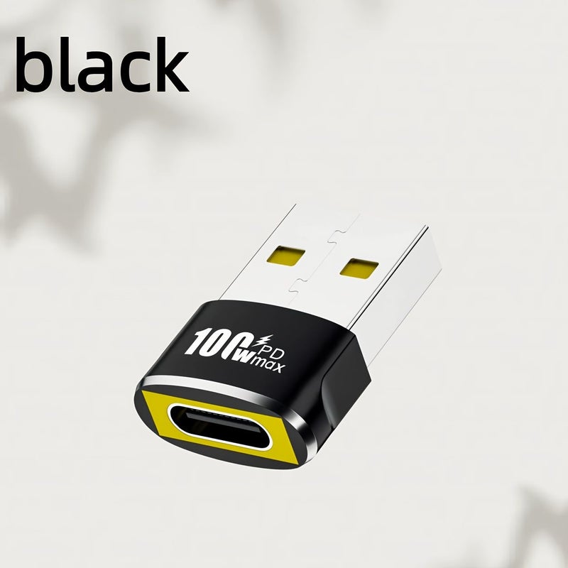 100W Max USB to USB C PD Type C Fast Charging Converter Dual Core Lossless Car Charger for Laptops Phones Tablets Silvery - Image 4