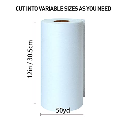 Seneme No Show Mesh Machine Embroidery Stabilizer Backing 12" x 50 Yd/roll - Seneme Light Weight 1.8 oz Poly Mesh Cut Away Stabilizer for Machine Embroidery, Hand Sewing, Hoop & Stitch - Image 3