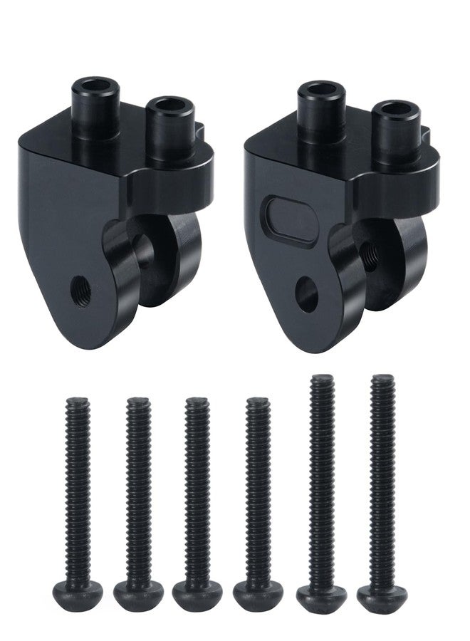 WEFEINO Aluminum Alloy Rear Upper/Lower Fixing Mount Upgrades Parts for Losi 1/10 Baja Rey RC Car Buggy Accessories (#Rear Upper+Lower Mount) - Image 2