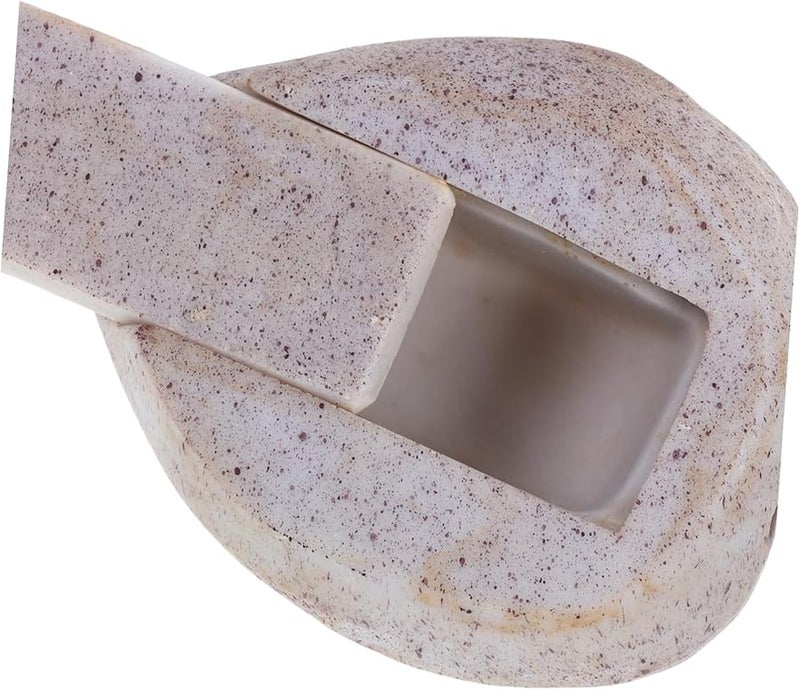 صندوق تخزين زخرفي داخلي وخارجي للمكتب والحديقة لمفتاح محاكاة حجرية واقعية - Image 4