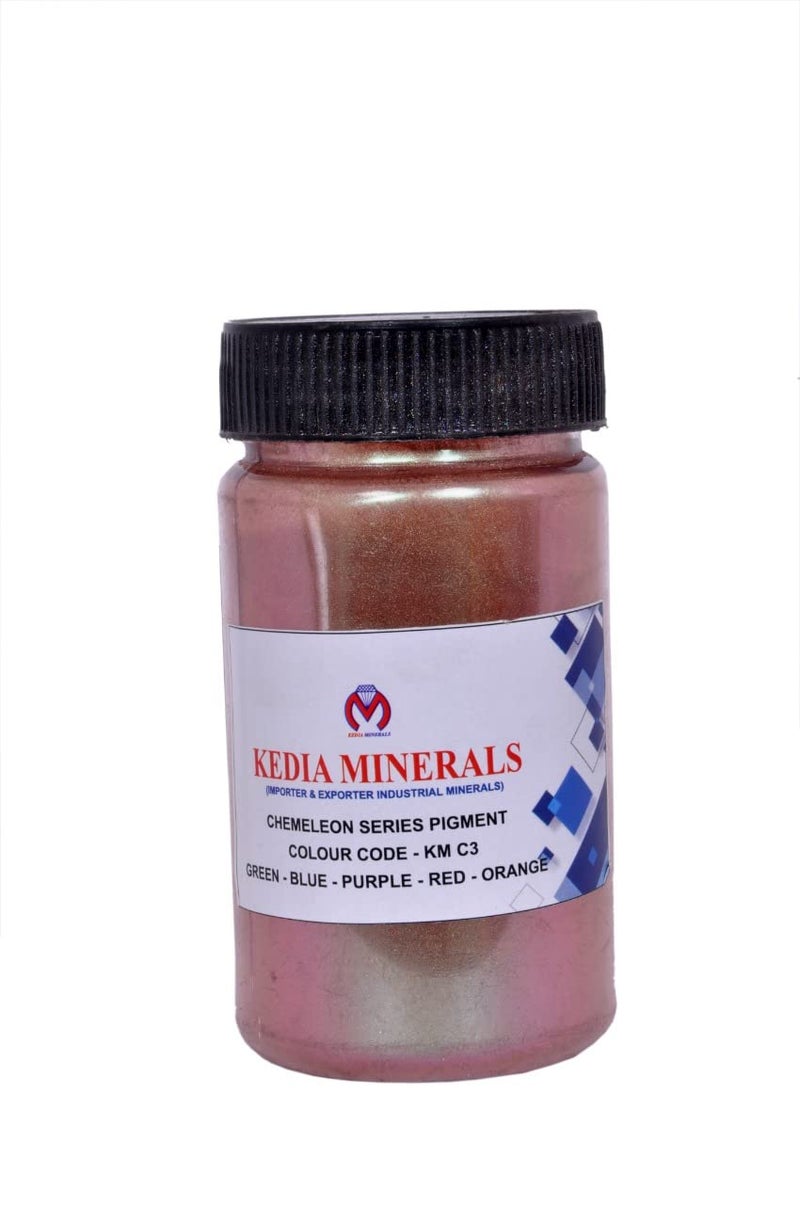 KEDIA Kedia C3 Chameleon Mica Powder Color Shift Pigment Powder Color Changing Pigment Powder for Epoxy Resin Painting Bath Bombs Candle Making Slime Coating 10 gmjar - Image 1