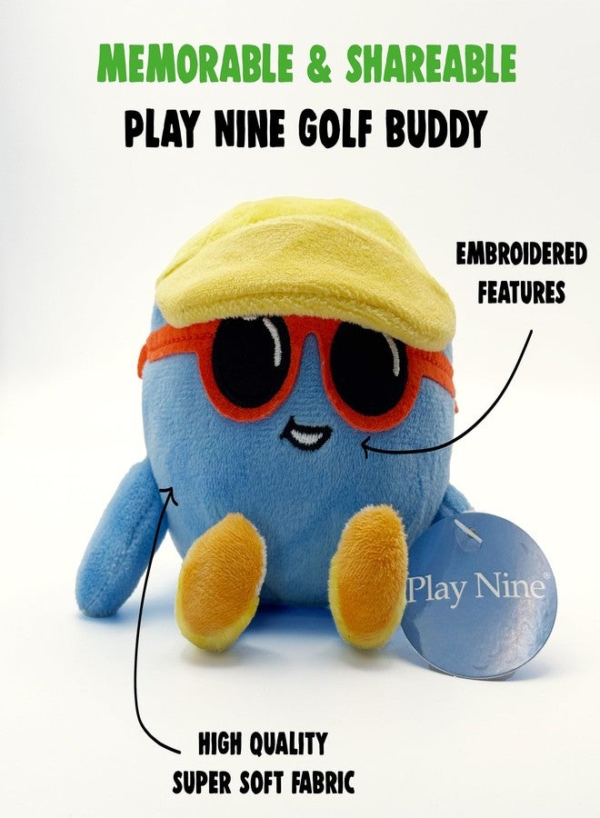 Play Nine كرة غولف قطيفة من بلاي ناين، مقاس 4 بوصات، هدية مثالية لمحبي الشخصيات وهواة الجمع ولاعبي الغولف، لعبة قطيفة رسمية - Image 5
