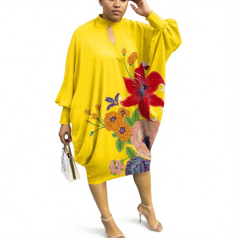 Elegant Printed Dress for Women - Image 3