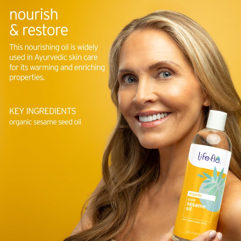لايف-فلو زيت سمسم نقي معصور على البارد - Image 2