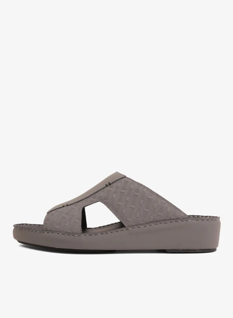 UOMO CAVALIER MEN'S ELITE COMFORT ARABIC SANDALS GREY