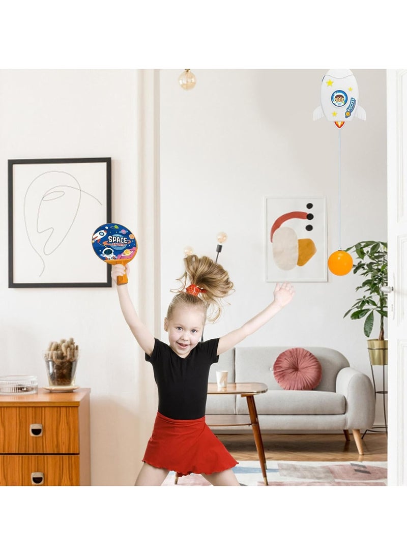 CMGTYYD. تدريب تنس الطاولة لعب رواد الفضاء الأطفال تنس الطاولة، آلة طاولة الطاولة آلة طاولة الطاولة | حزمة طاولة الطاولة المحمولة، آلة طاولة الطاولة الآلية آلة الطاولة لتدريب التنسيق بين العينين واليد - Image 3