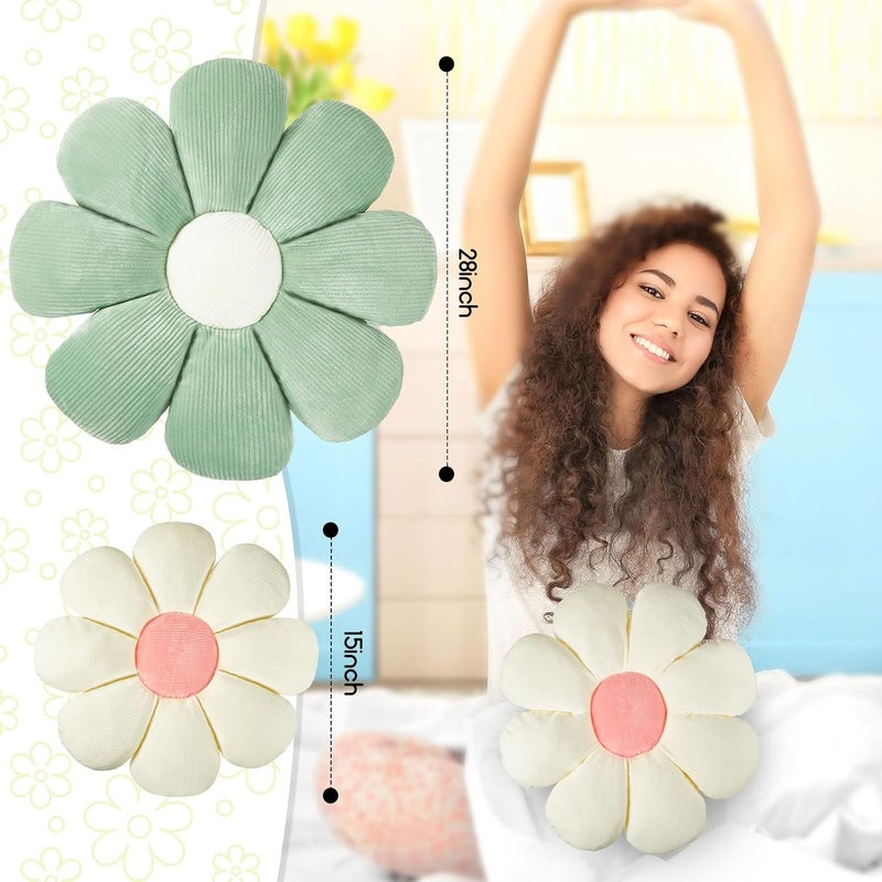 Yulejo وسادة يوليجو على شكل زهرة ديزي - Image 2